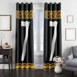roethlisberger player of nfl window curtain 0