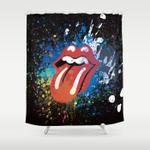 rolling stones iii shower curtain 0