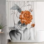 rose 3 shower curtain 0
