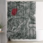 rose lost shower curtain 0