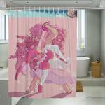 rose quartz and pink diamond shower curtains 0