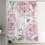 rose shower curtain 0