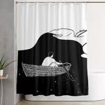 rowing to you shower curtain 0