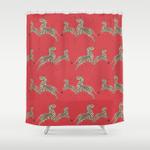 royal tenenbaums wallpaper shower curtain 0