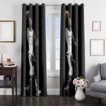 run and shoot nba window curtain 0