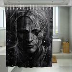 sadness mads mikkelsen game hideo kojima shower curtains 0