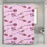 sailor moon magic wand shower curtains 0