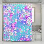 sakura flower blossom japan shower curtains 0