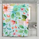 saltwater shores ocean flora shower curtains 0
