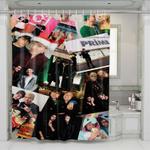 sam and colby xplr collage shower curtains 0