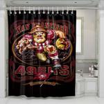 san francised 49ers shower curtains 0