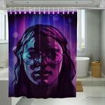 san junipero black mirror episode shower curtains 0