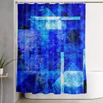 sapphire nebul shower curtain 0