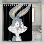 scared bugs bunny shower curtains 0