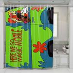 scooby doo mystery machine car shower curtains 0