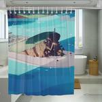 sculpting hill oceans steven universe shower curtains 0