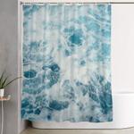 sea swirl shower curtain 0