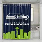 seattle seahawks logo new shower curtains 0