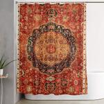 seley 16th century antique persian carpet print shower curtain 0