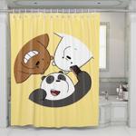 selfie we bare bears shower curtains 0