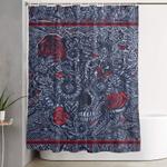 sensory overload americana shower curtain 0
