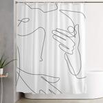 sensual erotic shower curtain 0