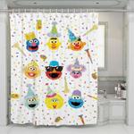 sesame street character shower curtains 0