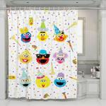 sesame street legend american animation shower curtains 0