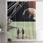 set sail for the stars shower curtain 0
