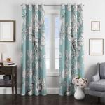 shading art bird authentic pattern window curtain 0