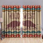 shadow bull fighting wild west blackout curtains native style gift blackout window curtains 100 polyester 417 1079 0
