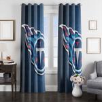shadow of blue tennessee titans window curtain 0