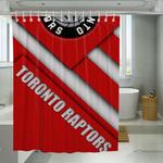 shadow toronto raptors red shower curtains 0