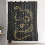 shakti snake energy shower curtain 0