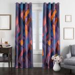shattered low poly square window curtain 0