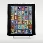 she series collage 1 4 shower curtain 0