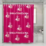 shiratorizawa haikyuu team shower curtains 0