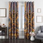 shogun yellow mecha robot window curtain 0