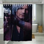 shooting dmc dante badass shower curtains 0
