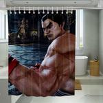 side of devil kazuya tekken 7 shower curtains 0