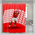 siiiuu ronaldo shower curtains 0