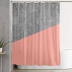 simply concrete dogwood pink shower curtain 0