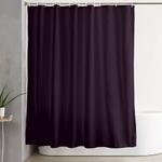simply deep eggplant purple shower curtain 0