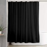 simply midnight black shower curtain 0