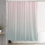 simply pink mint color gradient mix and match with simplicity of life shower curtain 0