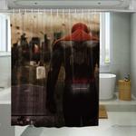 sipderman after the dead of tony stark shower curtains 0