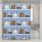 sit down we bare bears shower curtains 0