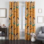sitcom fred the flintstones window curtain 0