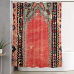 sivas antique cappadocian turkish niche kilim print shower curtain 0
