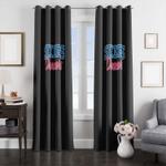 sixers dancers team blue red window curtain 0